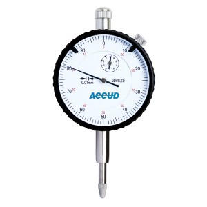 ACCUD Dial Indicator Lug Back 0-3mm 0.01mm With Lock Screw ACCUD Dial Indicator Lug Back 0-3mm 0.01mm With Lock Screw