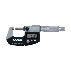 ACCUD Metric Digital Outside Micrometer Ip54 25-50mm ACCUD Metric Digital Outside Micrometer Ip54 25-50mm