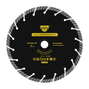 Samedia Diamond Blade 115mm Turbo Segm. Ind Masonry Brickwork Solid Bcs Samedia Diamond Blade 115mm Turbo Segm. Ind Masonry Brickwork Solid Bcs
