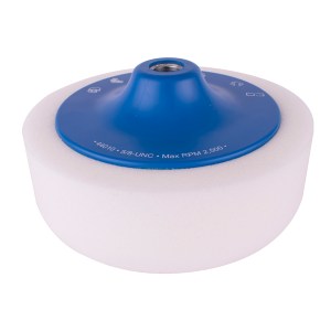 Flexipads White Compounding Sponge 5/8Unc Blue Backing Flexipads White Compounding Sponge 5/8Unc Blue Backing