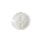 Tradequip – White Polypropylene Loose Wheel 100mm Tradequip – White Polypropylene Loose Wheel 100mm