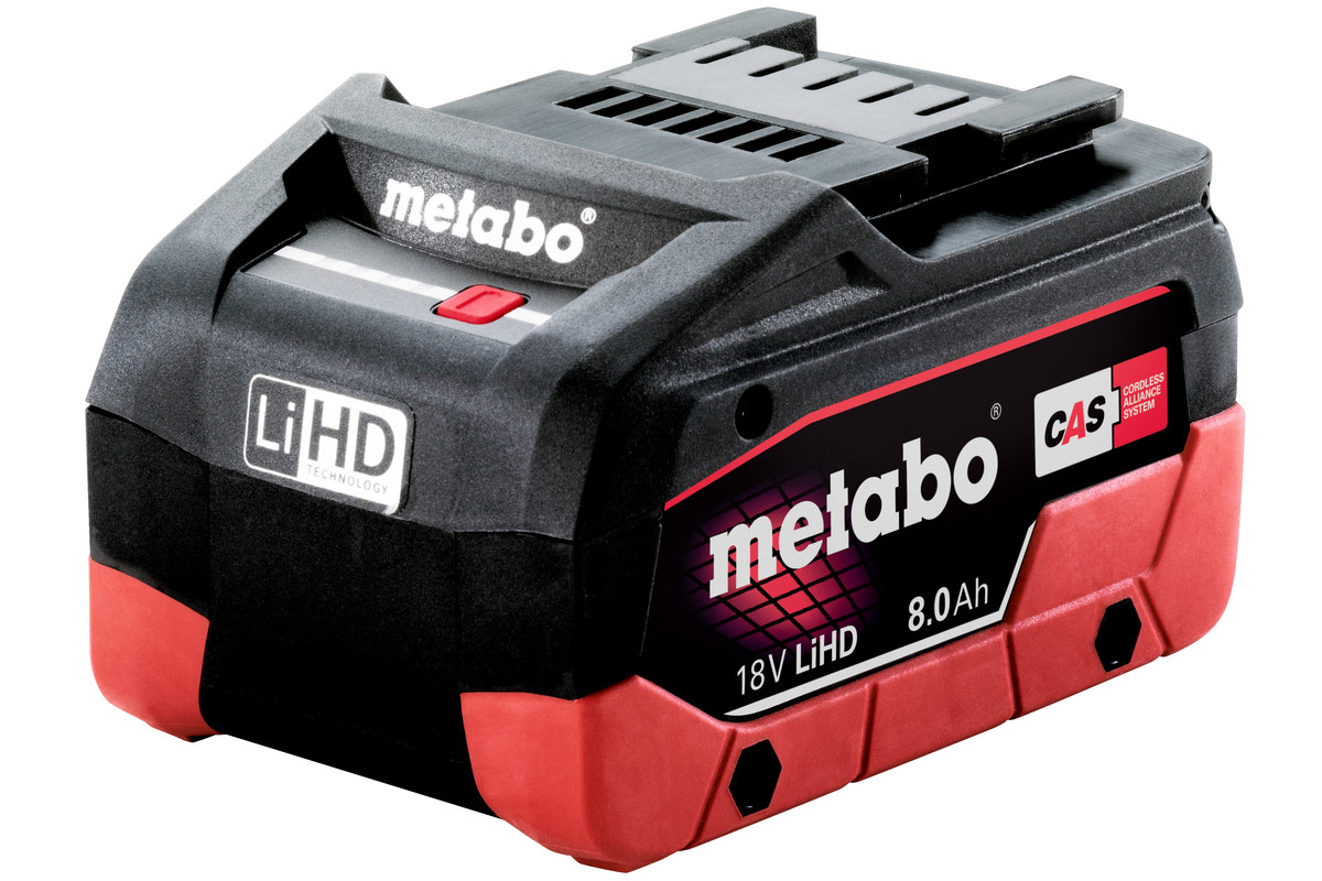 Metabo – Battery Pack LiHD 18 V – 8.0 Ah (625369000) Metabo – Battery Pack LiHD 18 V – 8.0 Ah (625369000)