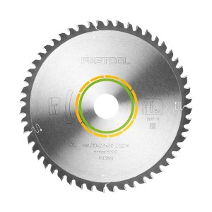 FESTOOL FINE TOOTH SAW BLADE 210X2,4X30 W52 493199 FESTOOL FINE TOOTH SAW BLADE 210X2,4X30 W52 493199