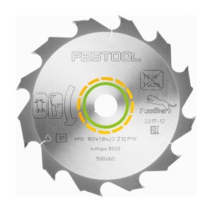 FESTOOL PANTHER SAW BLADE 160X1,8X20 PW12 500460 FESTOOL PANTHER SAW BLADE 160X1,8X20 PW12 500460