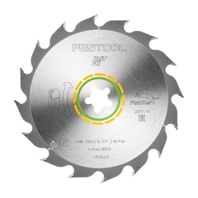 FESTOOL PANTHER SAW BLADE 190X2,6 FF PW16 492049 FESTOOL PANTHER SAW BLADE 190X2,6 FF PW16 492049