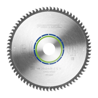 FESTOOL SPECIAL SAW BLADE 210X2,4X30 TF72 493201 FESTOOL SPECIAL SAW BLADE 210X2,4X30 TF72 493201