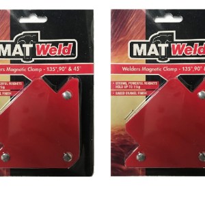 Matweld – Magnetic Welding Clamp 25Lbs (Pack of 2) Matweld – Magnetic Welding Clamp 25Lbs (Pack of 2)