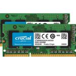 Crucial Mac 16GBKit (8GBx2) DDR3 1600Hz SO-DIMM Crucial Mac 16GBKit (8GBx2) DDR3 1600Hz SO-DIMM