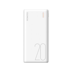Romoss Simple 20 20000mAh Dual Output Power Bank – White Romoss Simple 20 20000mAh Dual Output Power Bank – White