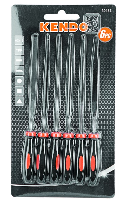 Kendo – Needle File Set (6 Piece) Kendo – Needle File Set (6 Piece)