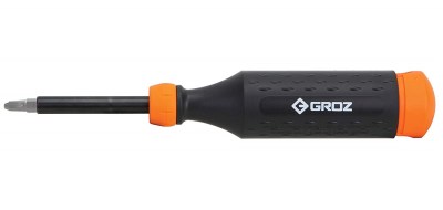 Groz – Retractable Multi Bit Screwdriver (14 Bits) Groz – Retractable Multi Bit Screwdriver (14 Bits)