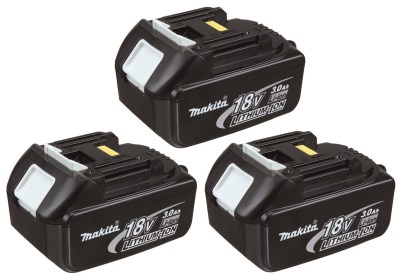 Makita – BULK Battery Combo – BL1830 3.0AH 18V Li-Ion Batteries (3 Pack) Makita – BULK Battery Combo – BL1830 3.0AH 18V Li-Ion Batteries (3 Pack)