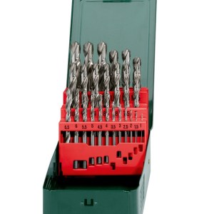 Metabo – HSS-G Drill Bits (25 piece) in Metal Storage Case, “SP” Metabo – HSS-G Drill Bits (25 piece) in Metal Storage Case, “SP”