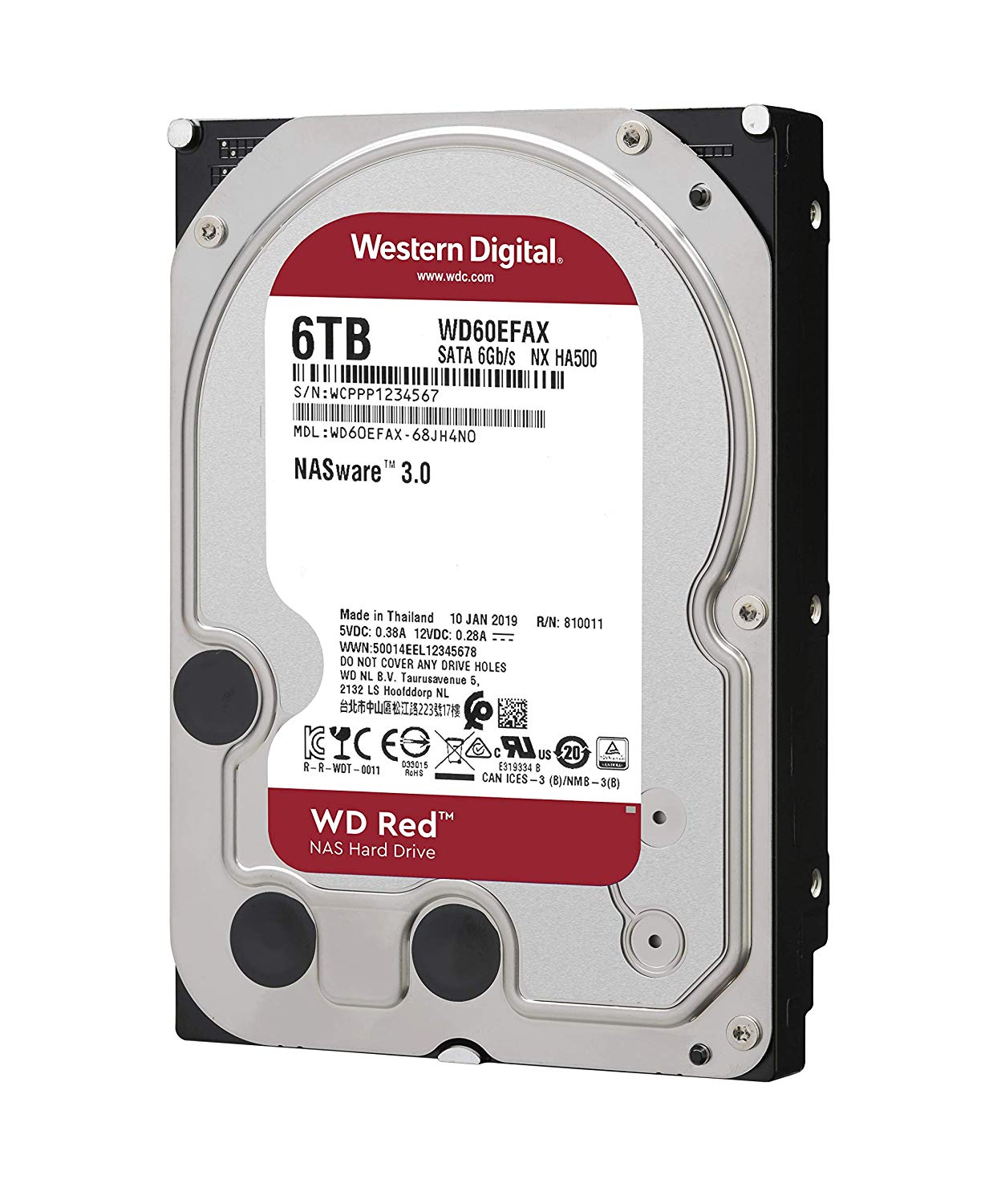 WD Red 6TB SATA3 NAS Hard Drive WD Red 6TB SATA3 NAS Hard Drive