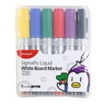 Monami Sigmaflo Liquid 220 Whiteboard Marker 6’s Monami Sigmaflo Liquid 220 Whiteboard Marker 6’s