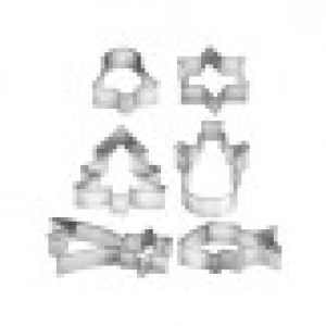 Tescoma 6 Christmas Cookie Cutters on Ring Tescoma 6 Christmas Cookie Cutters on Ring