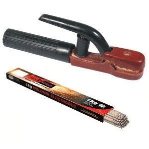 Electrode Holder 500A & Welding Rods 2.5mm (1kg) Combo Electrode Holder 500A & Welding Rods 2.5mm (1kg) Combo