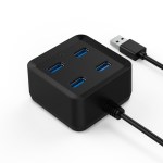 Orico 4 Port USB3.0 Ultra-Mini Hub Black Orico 4 Port USB3.0 Ultra-Mini Hub Black