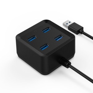 Orico 4 Port USB3.0 Ultra-Mini Hub Black Orico 4 Port USB3.0 Ultra-Mini Hub Black