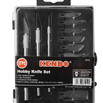 Kendo – Knifes and Blades Cutting Set – Vinyl, Crafting, Hobby (17 Piece) Kendo – Knifes and Blades Cutting Set – Vinyl, Crafting, Hobby (17 Piece)