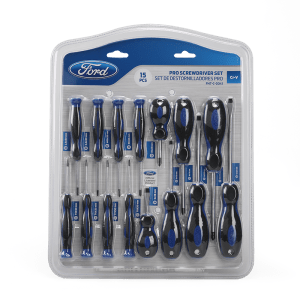 FORD TOOLS SCREWDRIVER SET 15PC FORD TOOLS SCREWDRIVER SET 15PC