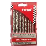 TITAN – Metal Drill Bit Set – 10 Piece TITAN – Metal Drill Bit Set – 10 Piece