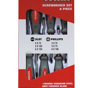 TITAN – Screwdriver Set – 6 Piece TITAN – Screwdriver Set – 6 Piece