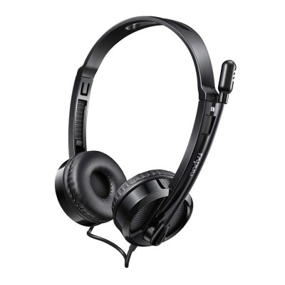 Rapoo H120 Wired USB Stereo Headset – Black Rapoo H120 Wired USB Stereo Headset – Black