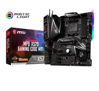 MSI MPG X570 Gaming Edge Wi-Fi AMD AM4 ATX Gaming Motherboard MSI MPG X570 Gaming Edge Wi-Fi AMD AM4 ATX Gaming Motherboard