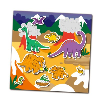 Galt Toys Reusable Sticker Book – Dinosaurs Galt Toys Reusable Sticker Book – Dinosaurs