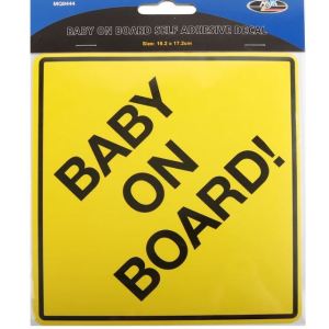 Motoquip Baby On Board Sticker Motoquip Baby On Board Sticker