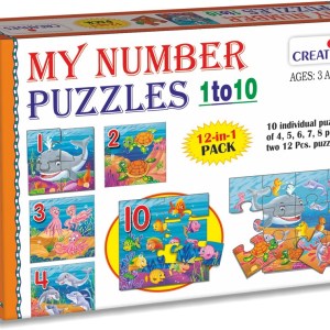 Creatives My Number Puzzle (1 to 10) Creatives My Number Puzzle (1 to 10)