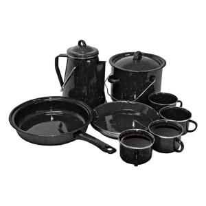 13 Piece Black enamel Camping Set 13 Piece Black enamel Camping Set