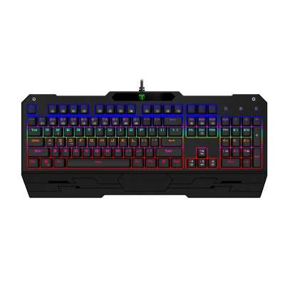T-Dagger Battleship Wired Rainbow Mechanical Gaming Keyboard T-Dagger Battleship Wired Rainbow Mechanical Gaming Keyboard