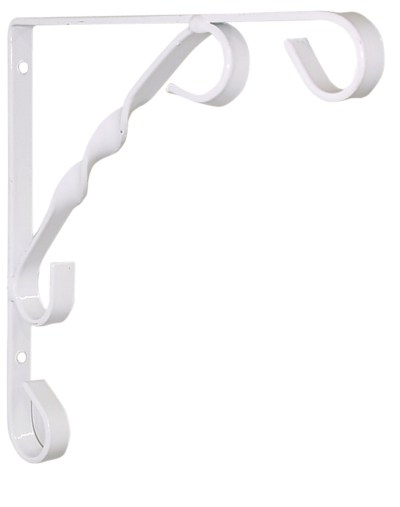 Scroll Shelf Bracket White – 200X201 Scroll Shelf Bracket White – 200X201