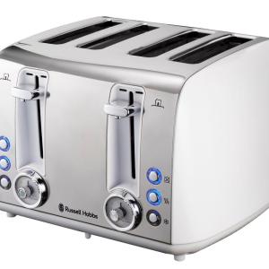 Russell Hobbs Vintage 4-Slice Toaster – Pearl White Russell Hobbs Vintage 4-Slice Toaster – Pearl White