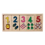 Educational Blocks Connect Wooden Numbers Educational Blocks Connect Wooden Numbers