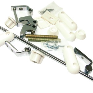 Toilet Seat Hinge Set – Chrome Plated Toilet Seat Hinge Set – Chrome Plated