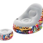 Bestway 1.21m x 1.00m x 86cm Graffiti Comfort Cruiser Bestway 1.21m x 1.00m x 86cm Graffiti Comfort Cruiser