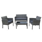 Seagull 4 Piece Rattan Sofa Set Seagull 4 Piece Rattan Sofa Set