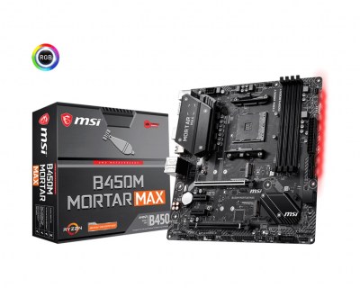 MSI B450M MORTAR MAX MSI B450M MORTAR MAX