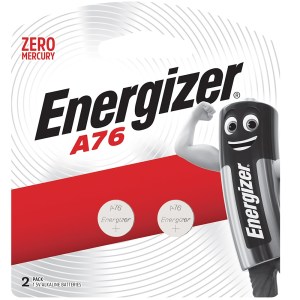 Energizer A76BP2 1.5v Alkaline A76 Battery Card 2 Energizer A76BP2 1.5v Alkaline A76 Battery Card 2