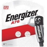 Energizer A76BP2 1.5v Alkaline A76 Battery Card 2 Energizer A76BP2 1.5v Alkaline A76 Battery Card 2