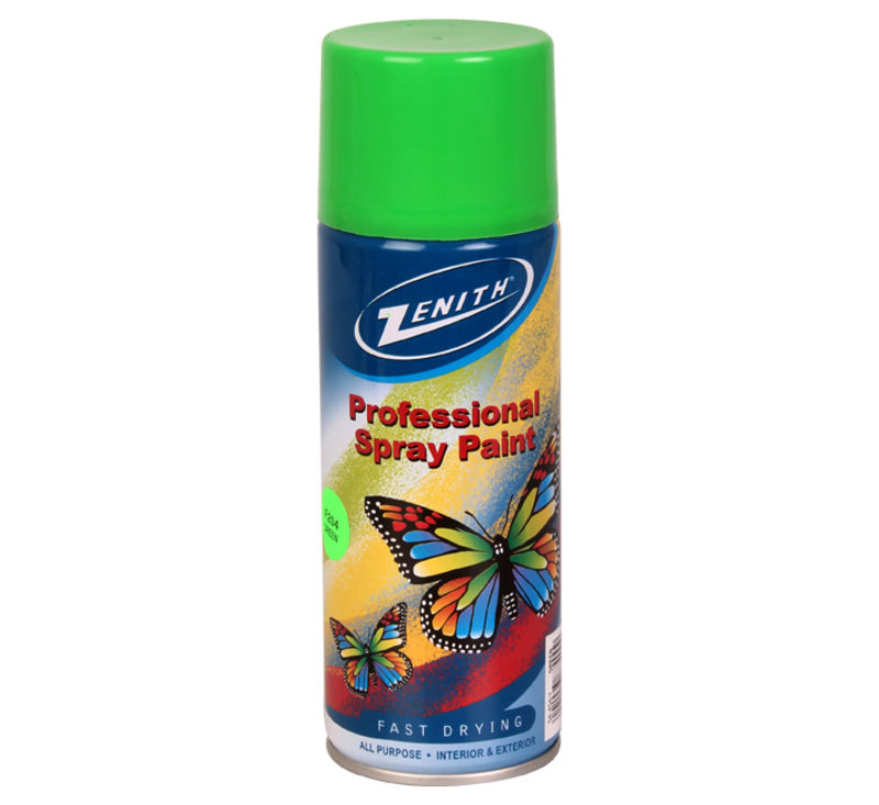 Zenith Fluorescent Colour Spray Paint – Fluorescent Green 300ml Zenith Fluorescent Colour Spray Paint – Fluorescent Green 300ml