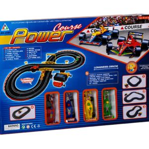 Battery Operated Power Course Track Set – 36 Pieces, 2.85m Track Battery Operated Power Course Track Set – 36 Pieces, 2.85m Track