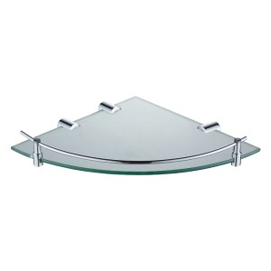 Wildberry Glass Shelf With Steel Rail – 200mm Wildberry Glass Shelf With Steel Rail – 200mm