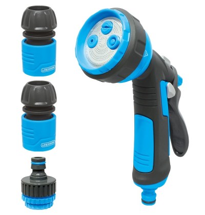 Aquacraft Hose Pipe Spray Nozzle and Fittings Set (1/2″) Aquacraft Hose Pipe Spray Nozzle and Fittings Set (1/2″)