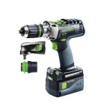 Festool Cordless Percussion Drill Pdc 18/4 Li 5,2-Set Quadrive 574703 Festool Cordless Percussion Drill Pdc 18/4 Li 5,2-Set Quadrive 574703