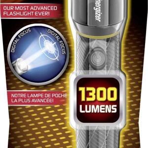 Energizer Vision HD Focus Metal Light 1300 lumens including 6x AA Energizer Vision HD Focus Metal Light 1300 lumens including 6x AA