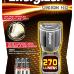 Energizer Vision HD Metal Light 270 lumens including 3x AAA Energizer Vision HD Metal Light 270 lumens including 3x AAA